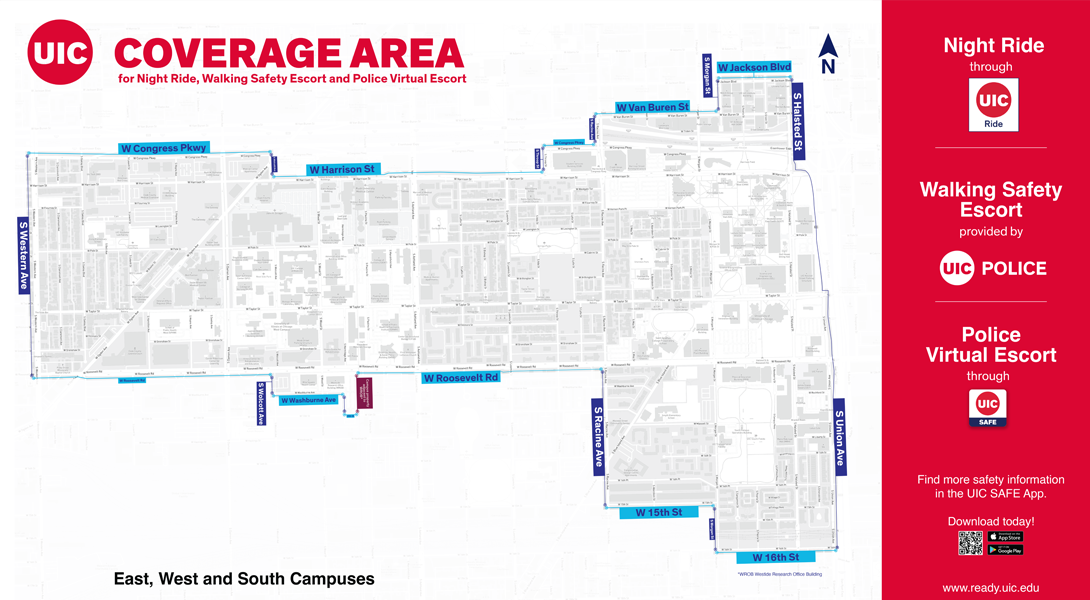 NightRide Coverage Area