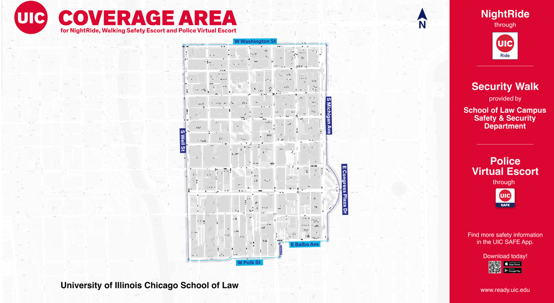 John Marshall School of Law coverage area